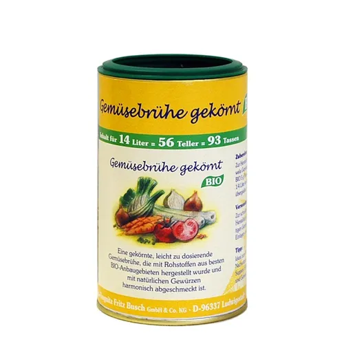 WELA BIO Gemüsebrühe gekörnt 1/2 ergibt 93 Tassen vegan glutenfrei laktosefrei