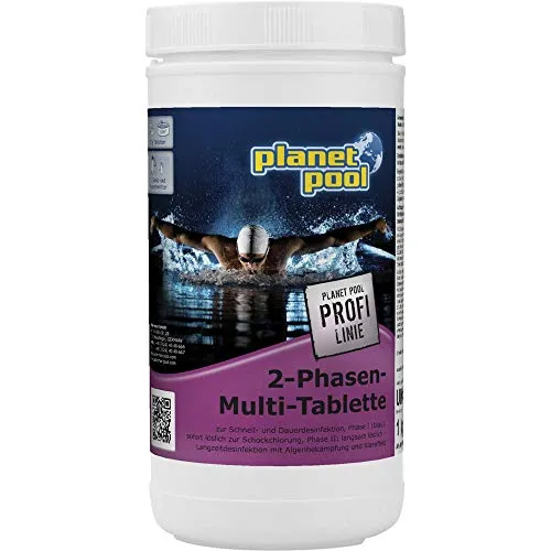Planet Pool 2-Phasen Multi Tabletten 250 g, 1 kg von Planet Pool