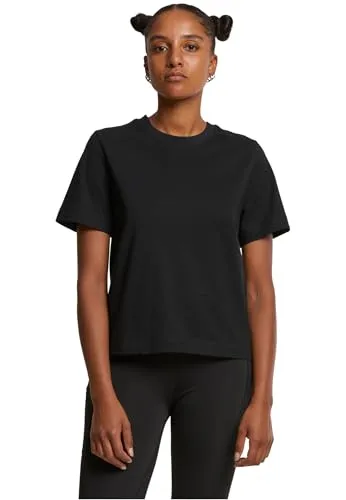 Urban Classics Damen T-Shirt Ladies Organic Boxy Tee, lässiges Damen T-Shirt im Boxyschnitt, 100% Bio-Baumwolle, Größen XS - 5XL