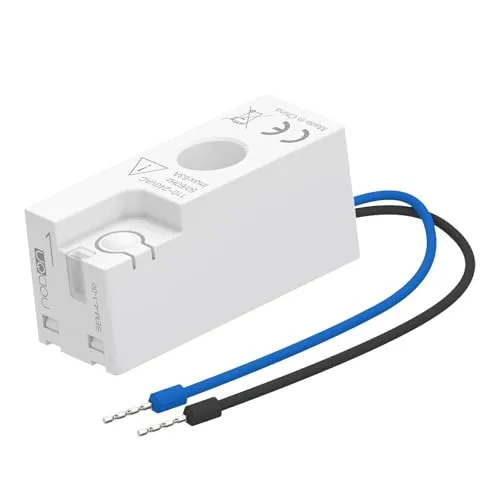 NodOn Intelligenter Energiezähler Zigbee 3.0, Echtzeit-Überwachung des Stromverbrauchs und der Stromerzeugung, ultrakompakt, genaue Messung, kompatibel mit Home Assistant, Jeedom, Zigbee2MQTT, ZHA