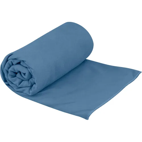 Sea to Summit DryLite Towel L - Camping-Handtuch moonlight - Handtuch aus Microfaser (60 x 120 cm), super absorbierend und schnelltrocknend, ideal für Reisen und Outdoor-Aktivitäten, platzsparend im Netzsäckchen.