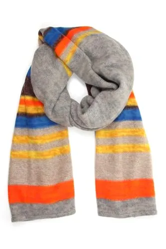 collezione alessandro Schal Bea kuschelig weich in Steifenoptik 200cm x 50cm