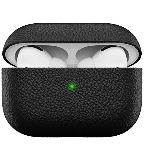 KeyBudz Kopfhörer-Schutzhülle Artisan Leder für AirPods Pro - Hochwertige Kopfhörer-Schutzhülle aus echtem italienischen Leder, schützt Ihre AirPods Pro stilvoll und langlebig.