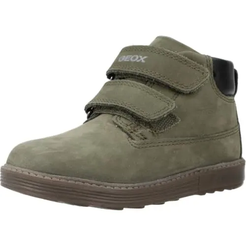 Geox Baby-Jungen B Hynde Boy WPF Ankle Boot, DK Green, 20 EU - Baby Stiefel für Jungen, wasserdicht und ideal für nasse Tage, mit flacher Absatzform für optimalen Komfort.