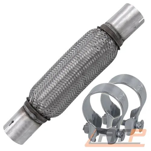 FLEXROHR 45x200 für Audi A3, BMW 5er E39, Opel Astra G/H, VW Touran, Golf 4/5 - Auspuffrohr mit 100% Passgenauigkeit, einfach zu ersetzen ohne Bohren, ideal für eine langlebige Abgaslösung.