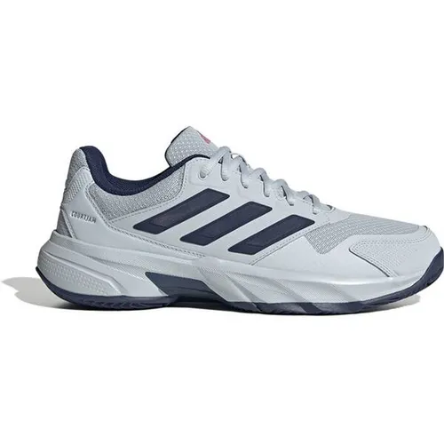 ADIDAS Herren Tennisindoorschuhe CourtJam Control 3 Clay - Tennisschuhe für Sandplätze mit reaktiver Bounce Zwischensohle und Torsion System für optimale Bewegungsfreiheit. Hergestellt aus mindestens 20% recycelten Materialien für eine nachhaltige Wahl.