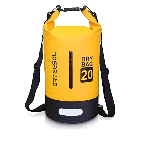Blackace arteesol Dry Bag wasserdichte Tasche 5L/10L/20L/30L Wasserfester Beutel Packsack mit Langen Doppeltem Verstellbarer Schulterriemen für Schwimmen Bootfahren Kajak Wassensport Treiben