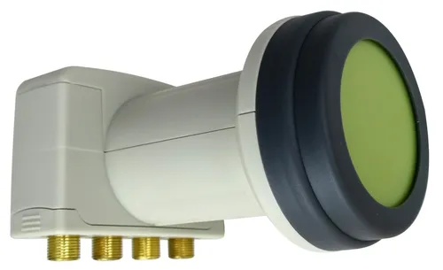 GRUNDIG GSS HELIOS Quad / Quattro-Switch LNB GAL3300 - 4-fach LNB für KU-Band, ideal für den Empfang mehrerer Satellitenprogramme mit einer Universal Satellitenschüssel.