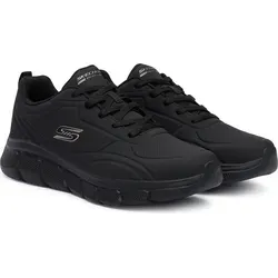 Skechers Bobs B Flex Arctic Edge Schwarz BBK EU 43 - Halbschuhe, lässige und vielseitige Sneaker mit komfortabler Schnürung und EVA-Sohle für optimalen Tragekomfort im Alltag.