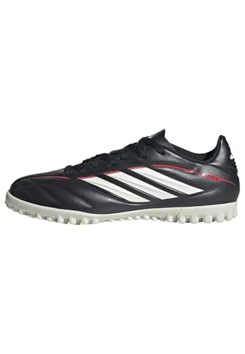 adidas Kinder Fußballschuhe Copa Pure IV Club TF J – Schwarz – Größe 30,5 EU - Robuste Fußballschuhe für Kinder, ideal für den Einsatz auf Kunstrasen. Mit rutschfester Sohle für optimale Griffigkeit und Kontrolle beim Spiel.