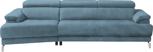 Egoitaliano Ecksofa Soul, extravagantes Designsofa, Megasofa, super bequem, tolle Details, mit Trapez-Abschlußelement, inkl verstellbarer Kopfteile