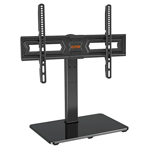 ELIVED Schwenkbare TV Ständer für 37-70 Zoll (94-178cm) Fernseher bis zu 40kg, Max VESA 600x400mm, TV Standfuss Höhenverstellbar für OLED LCD LED Plasma Flach & Curved TVs, Stabil TV Stand EV017