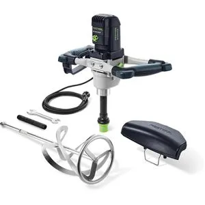 Festool Rührwerk MX 1600/2 RE EF HS3R, 1500W - Mörtelrührer mit ErgoFix Höhenverstellung, ideal für schwere Materialien bis 90l, inklusive Schnellwechselfunktion und Sanftanlauf für sauberes Arbeiten.