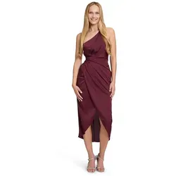 Vera Mont Abendkleid Damen mit Raffung Material rot L (42) in rot von Vera Mont
