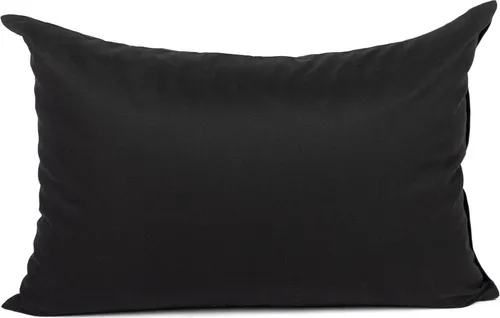 Bodhi Lagerungskissen Dinkel schwarz | 40x60 cm in rot von Bodhi