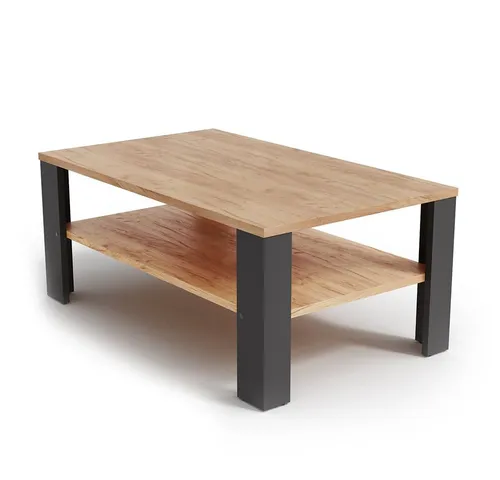 Vicco Couchtisch, Kippbar in Anthrazit/Sandeiche, 100 x 60 cm - Stylischer Couchtisch in Anthrazit/Sandeiche, kippbar für flexiblen Einsatz, ideal für jedes Wohnzimmer. Pflegeleicht und mit praktischem Ablagefach.