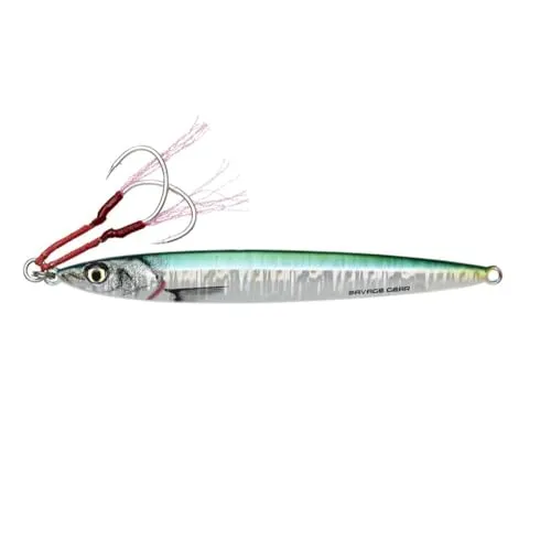 Savage Gear 3D Slim Jig Minnow Fast Sinking 40g bis 100g Speed-Jig Pilker Speed-Pilker Sardinenprofil-Köder (100g, BG)