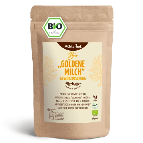 Goldene Milch Gewürzmischung Bio 250g | Ayurvedisches Trendgetränk