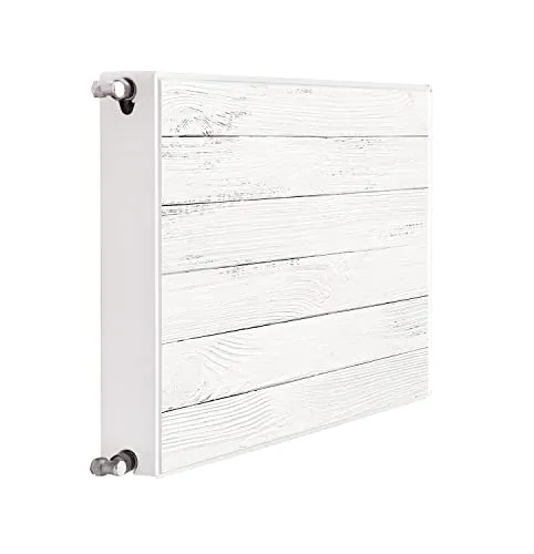 DarHaus Magnet Heizkörperverkleidung Heizkörperabdeckung Heizung Schutz, 80x60 Motiv Holz