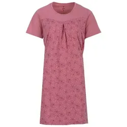 zeitlos Nachthemd Nachthemd Kurzarm - Blüten Floral Kellerfalte rosa XL