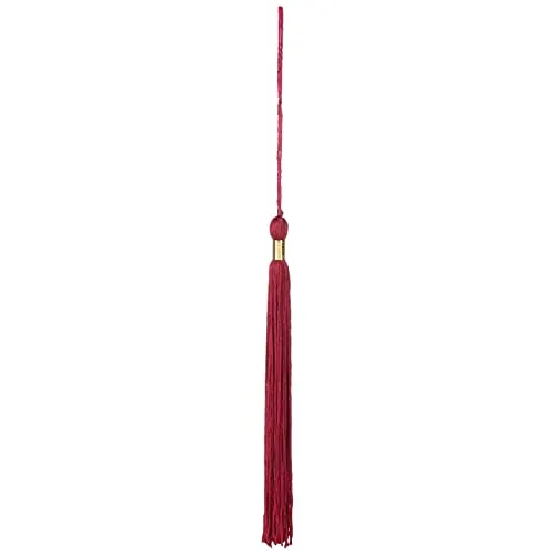 LIERYS Tassel Quaste für Doktorhut - Flexibel anpassbar - Accessoire mit Eleganz - Vielseitig einsetzbar - Saisonübergreifend - Unisex-Design Bordeaux