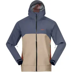 Bergans Vaagaa 3L Shell Regenjacke - Funktionsjacke aus 100% Polyamid mit hochschließendem Kragen, ideal für aktive Outdoor-Abenteuer bei jedem Wetter.