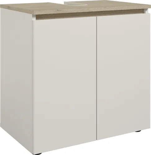home24 Waschbeckenunterschrank Eiche Kaschmir, 60x60x38 cm