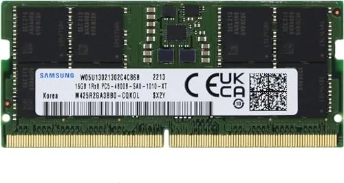 16GB DDR5 4800MHz PC5-38400 SODIMM 1Rx8 CL40 1,1V Laptop Notebook Arbeitsspeicher Upgrade RAM kompatible M425R2GA3BB0-CQK