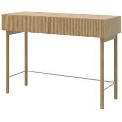 Selsey Schminktisch Nolie, Eiche, 2 Schubladen - Sonstige Schlafzimmermöbel, minimalistische Eleganz mit skandinavischer Wärme, ideal für Ordnung und Stil in Ihrem Zuhause.