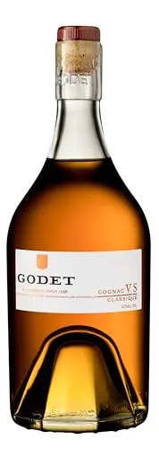 Godet Cognac V.S Classique mit Geschenkverpackung (1 x 0.7 l)