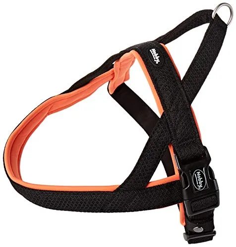 Nobby Norwegergeschirr Mesh Preno, neon orange L: 50-64 cm + 42 cm, B: 25/35 mm, 1 Stück