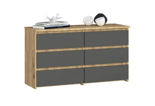 Raumhirsch Furniture Kommode Eiche Artisan, 100x57x35 cm