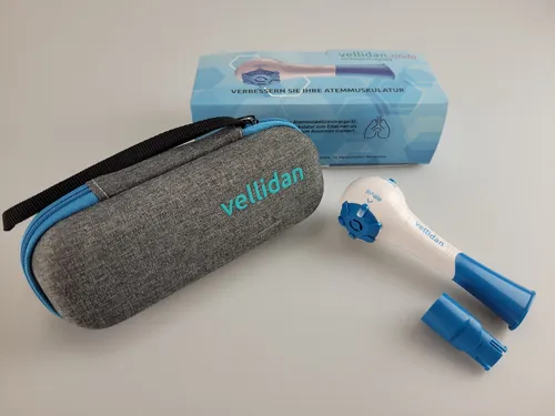 Produktbild Atemtherapiegerät Atemtrainer Lungentrainer Deutsche Beschreibung Trainingsplan