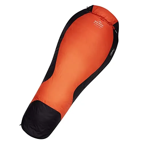 FJORD NANSEN Finmark XL Wide Schlafsack Frühling Sommer Herbst Winter 4 Grad 1000g | Mumie-Schlafsack, Winterschlafsack | Verschluss Rechts | Camping & Outdoor | Thermo Leicht & Warm 225x85x35cm