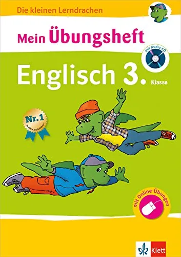 Klett Mein Übungsheft Englisch 3. Klasse: Grundschule - Buch plus Audio-CD (Die kleinen Lerndrachen)