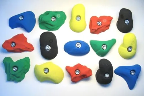 KS Klettergriffe Klettergriffe Set Mittel 1, Farbe:Mint