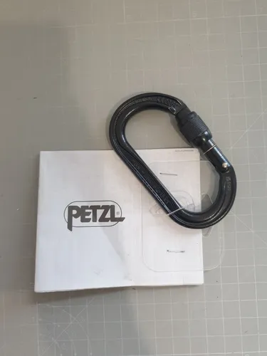 Petzl m72 a SLN New Oxan hochfesten Karabiner, oval Größe: Jighead Schraub, schwarz, M72A SLN