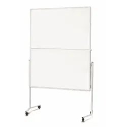 Soennecken Moderationswand 4859 120x150cm klappbar - Präsentationstafel mit klappbarem Design und integrierten Rollen, ideal für flexible Einsatzmöglichkeiten in jedem Raum.