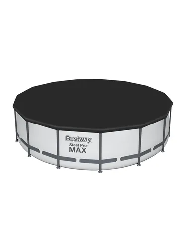 Bestway Poolabdeckung Flowclear 457 cm in schwarz von Bestway