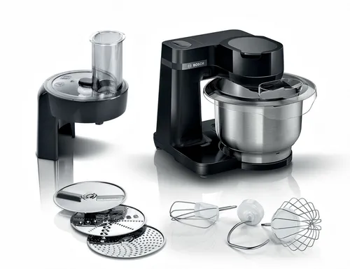 Bosch Küchenmaschine Serie 2 MUMS2EB01 - Universalküchenmaschine mit 700 W Motor, 3,8 l Edelstahl-Schüssel und 3D PlanetaryMixing für perfekte Ergebnisse beim Backen und Kochen.