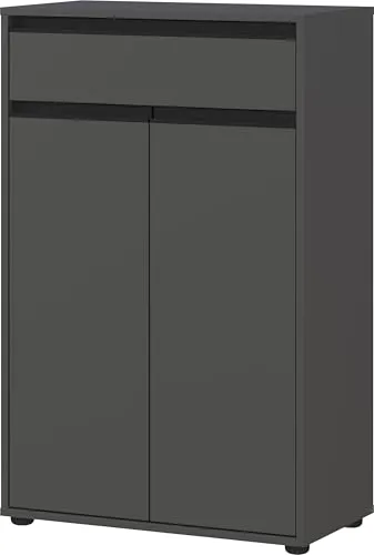 Tchibo Kommode »Lemont« - Grau - 63x34x98cm - Bad-Kommode mit kratzfester Oberfläche und stoßfesten Kanten, ideal für eine individuelle Gestaltung dank verstellbarer Einlegeböden.