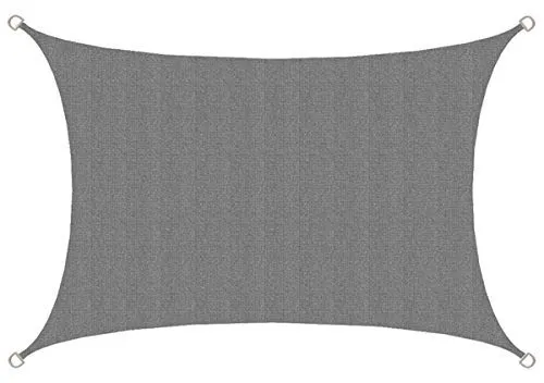 AMANKA UV Sonnensegel 2x3m - Rechteckiger Sonnenschutz für Balkon und Terrasse - Sonnenschutz mit bis zu 90% UV-Schutz, wasserdurchlässig und atmungsaktiv. Ideal für Balkon, Terrasse oder Camping – reißfest und wetterfest für besten Schutz und Komfort.