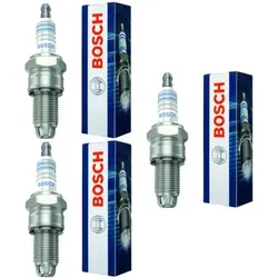 3x Zündkerze BOSCH 0 242 235 664 für Audi VW Seat Skoda 80 B3 Coupe 100 C4 Vento
