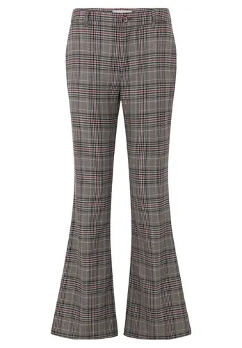 Cartoon 5-Pocket-Hose Stoffhose - Stoffhose mit ausgefallener Passform und kariertem Muster, ideal für lässige Outfits und den Alltag.