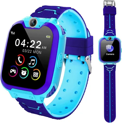 Kesasohe Kinder Smartwatch mit Spielen und Musik