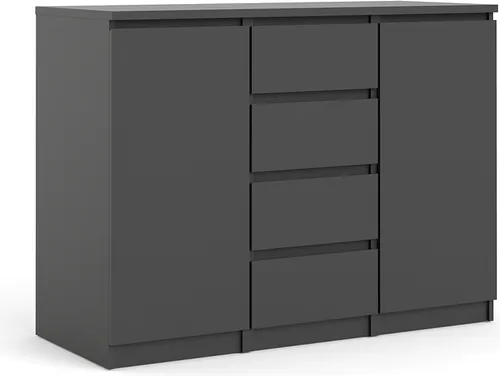 Sideboard Nardo, schwarz, 120,8 cm in schwarz von ebuy24