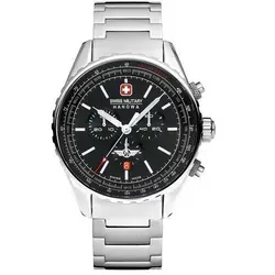 SWISS MILITARY HANOWA Afterburn Chrono - Elegante Herren-Armbanduhr - Chronographen mit edlem Design, präzisem Ronda 5030D Quarzwerk und bis zu 10 ATM wasserresistent - ideal für Schwimmen und Schnorcheln.