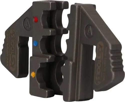 KS Tools Crimp-Einsätze für isolierte Kabelschuhe, Ø 0,5 - 6mm - Crimp-Systemzange & Einsätze, ideal für präzises Crimpen von Kabelschuhen und sorgt für sichere Verbindungen.
