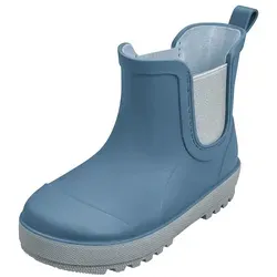 Playshoes Unisex Kinder Halbschaft Gummistiefel, Tpe Marine, 24 EU - Wasserdichte Gummistiefel für Kinder, ideal für Regentage. Mit Anziehschlaufe und griffiger Profilsohle für besten Halt und Komfort.