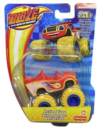 ACTION BLAZE und Die Monster Maschinen Machines 1:64 Die-cast Fahrzeuge
